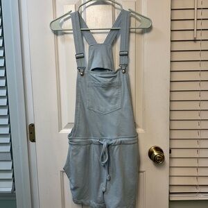 Light Blue Overalls with Pocket